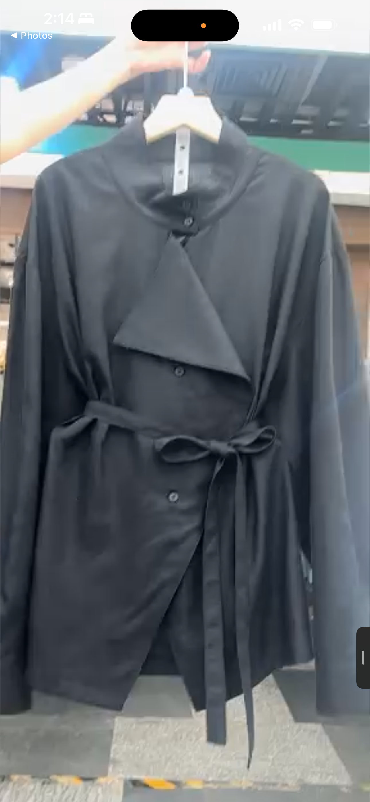 Asymmetrical Belted Shirt - Deconstructed Designer Look