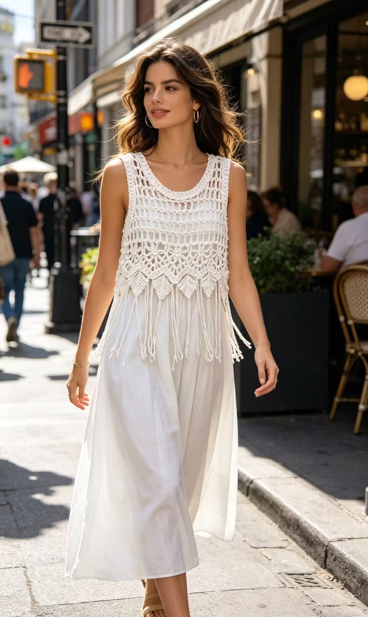 The "Macramé Fringe" Layering Top