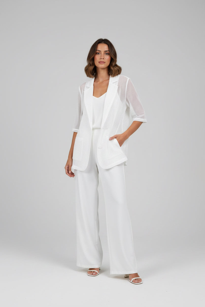 The Mesh Linen Blazer - Old Money Summer Blazer