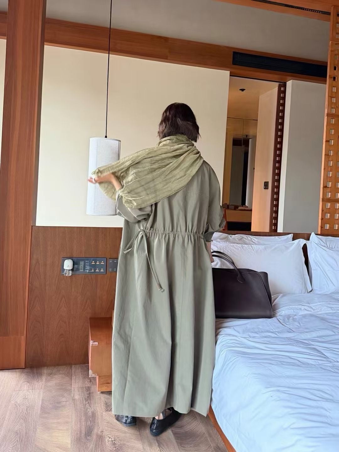 The Seoul Old Money Oversized Trench Coat - Minimalist Wrap Coat