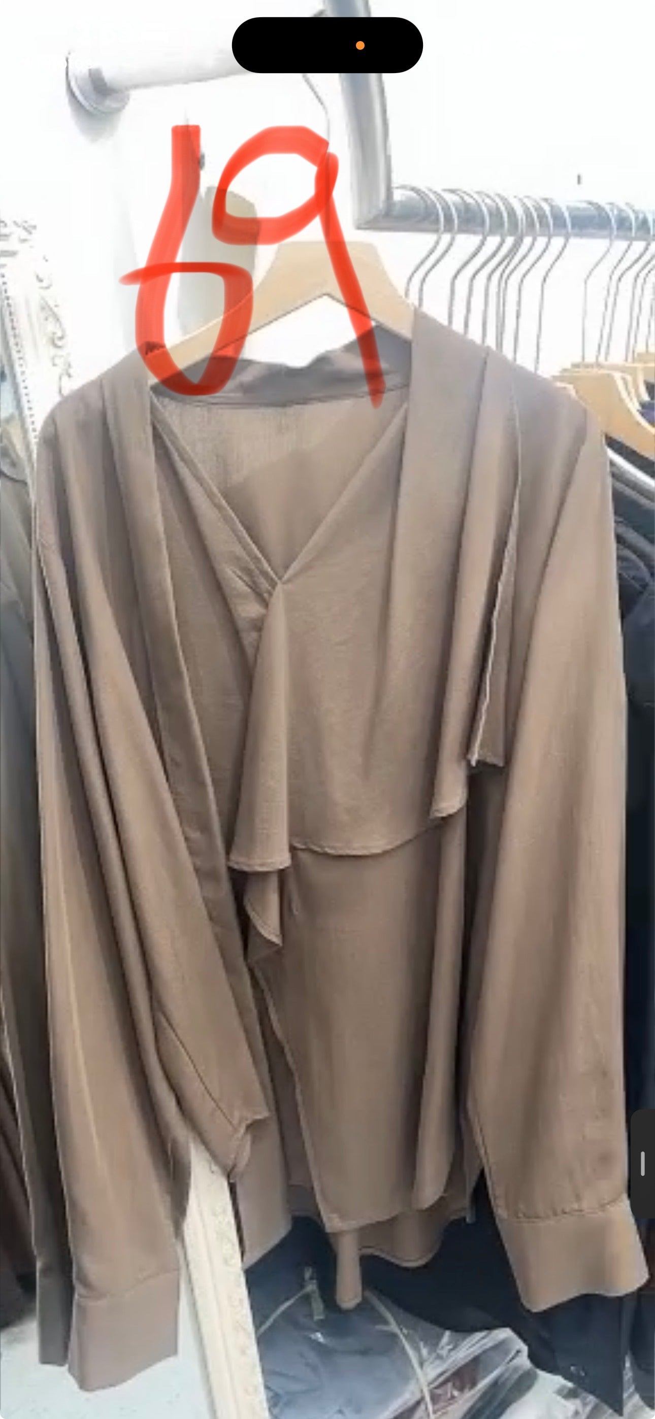 Cloud Drape Overlay Blouse - Waterfall V-Neck Soft Flow Shirt