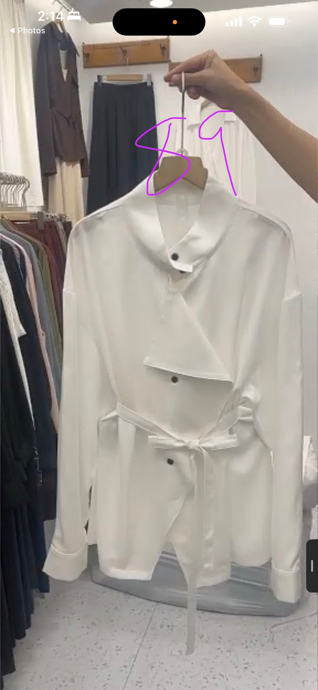 Asymmetrical Belted Shirt - Deconstructed Designer Look