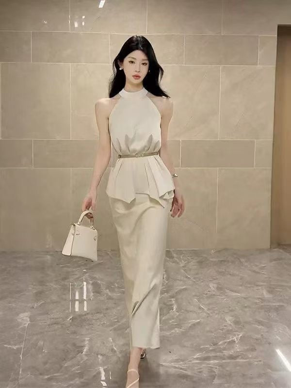 The Champagne Hour Satin Set