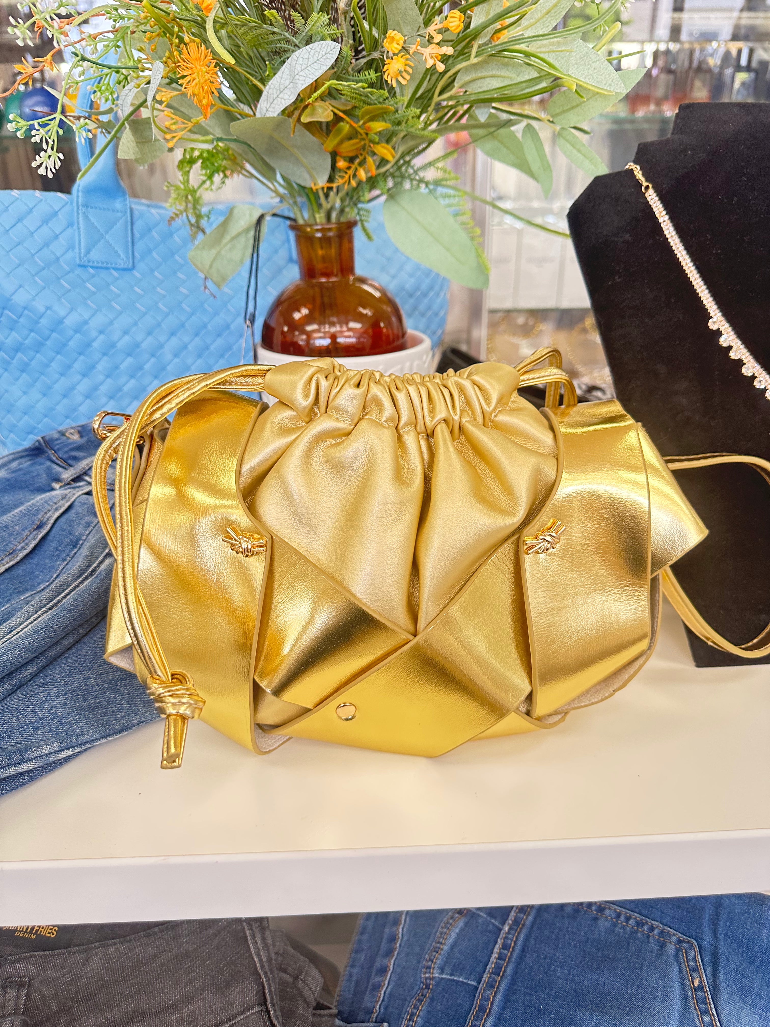 The Luxe Twist Knotted Dumpling Bag - 4 Colors