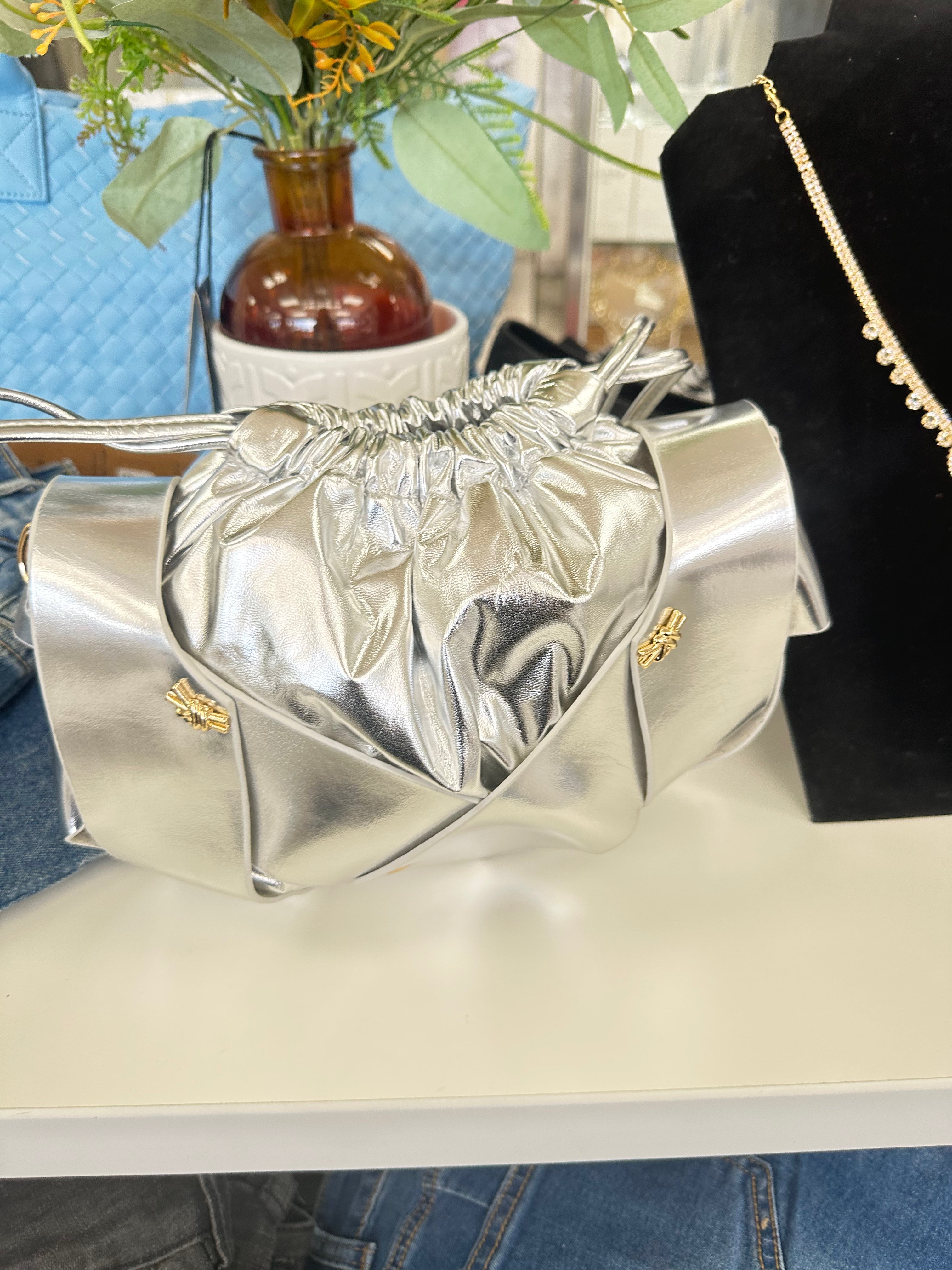 The Luxe Twist Knotted Dumpling Bag - 4 Colors