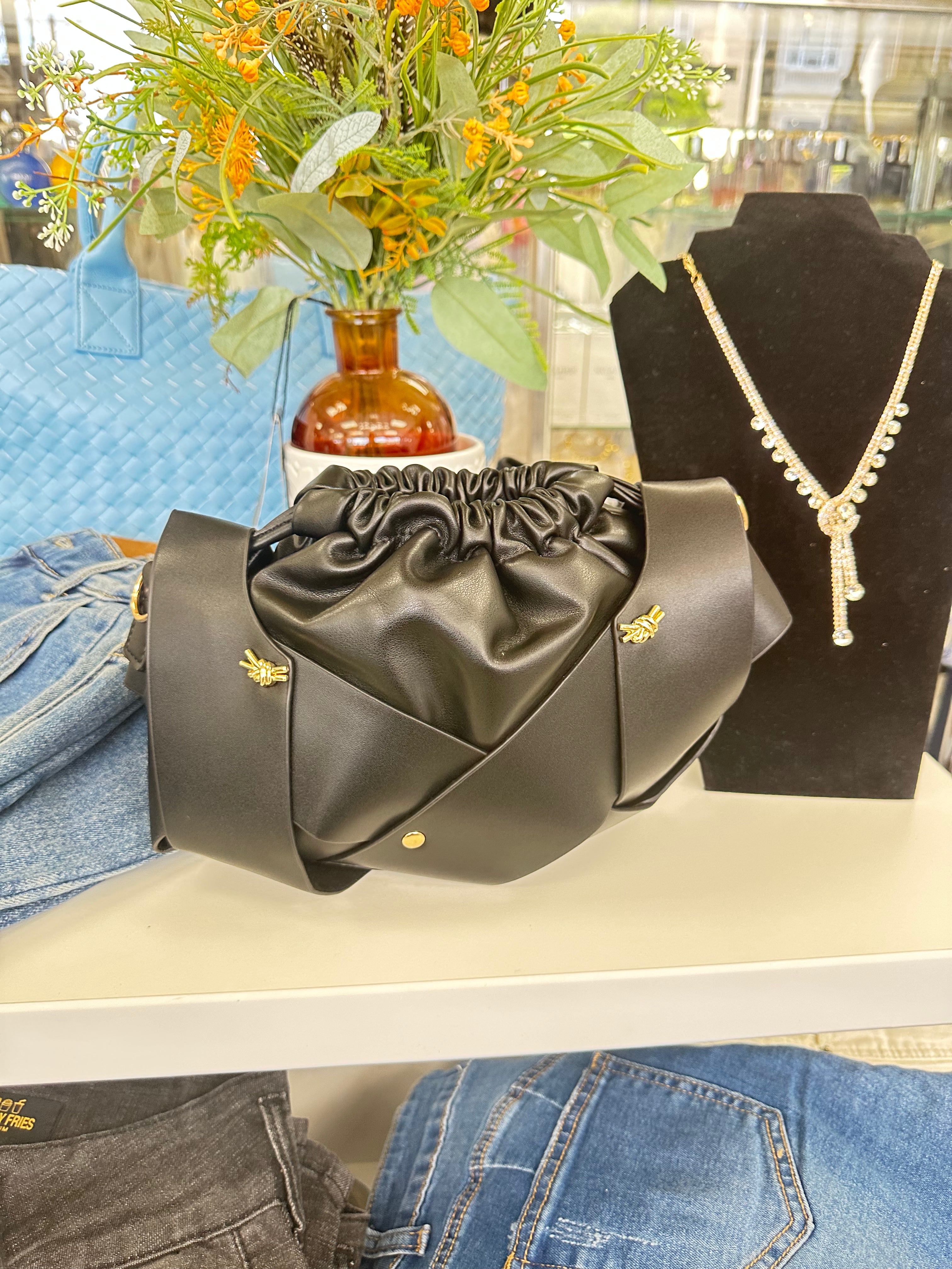 The Luxe Twist Knotted Dumpling Bag - 4 Colors