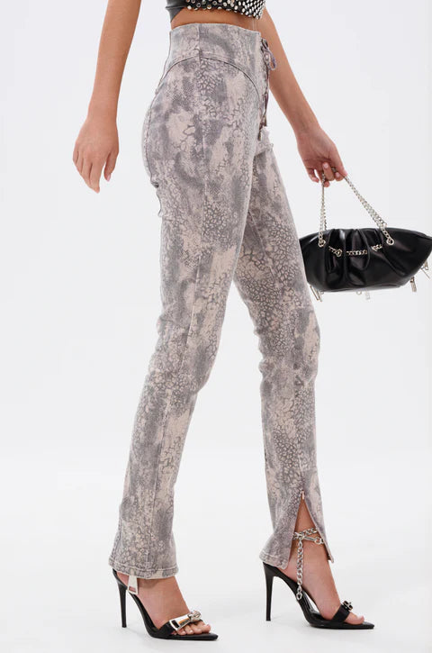 In The Sun Snake Lace-Up Pants