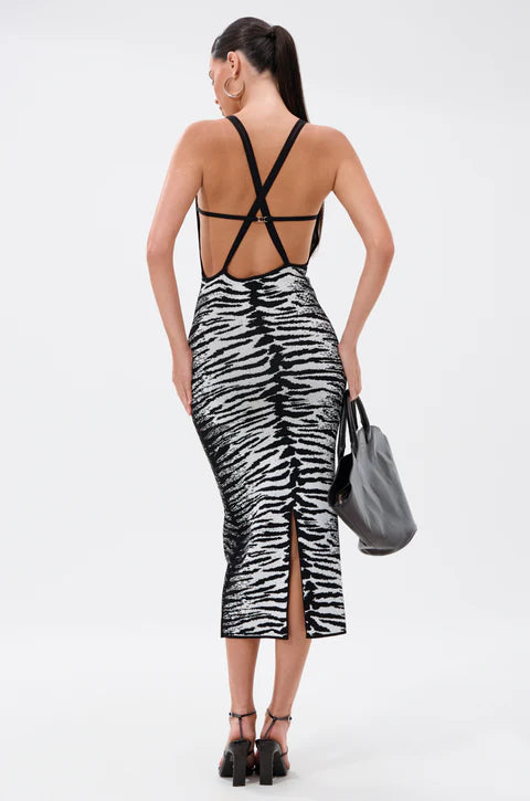 Wild Side Printed Midi Dress