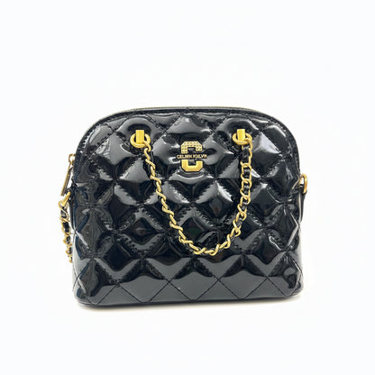 The "After Hours" Patent Dome Crossbody