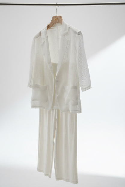 The Mesh Linen Blazer - Old Money Summer Blazer