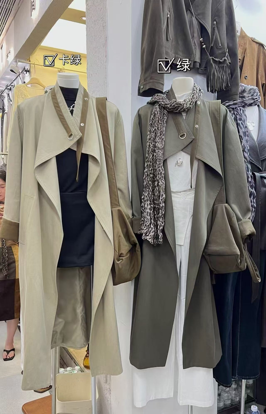 The Seoul Designer Draped Trench Coat - Asymmetric Old Money Coat