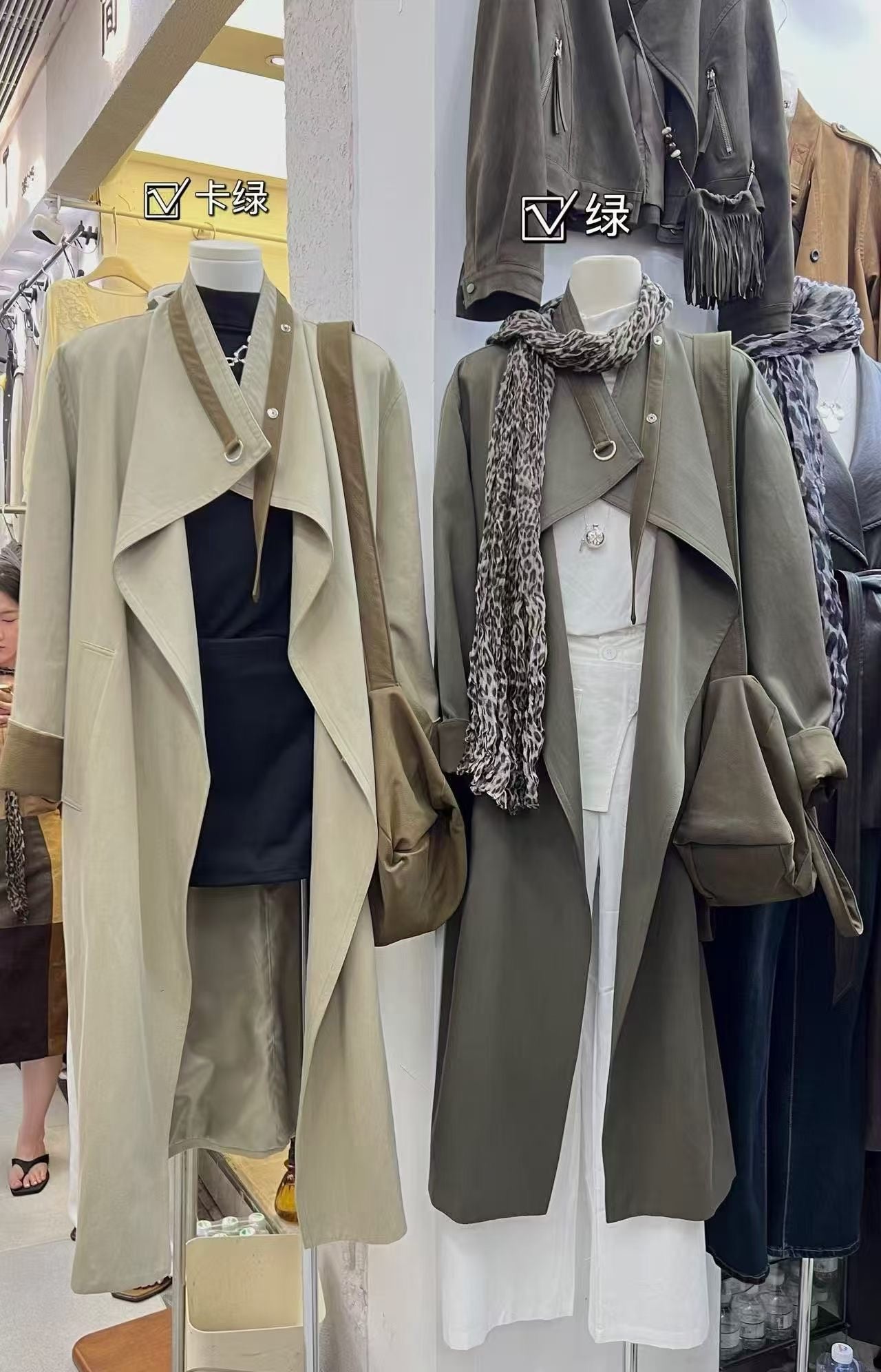 The Seoul Designer Draped Trench Coat - Asymmetric Old Money Coat