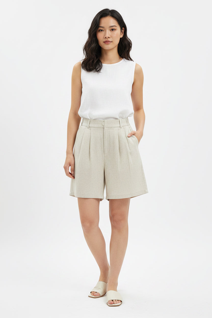 The "Coastal Trouser" Linen Shorts