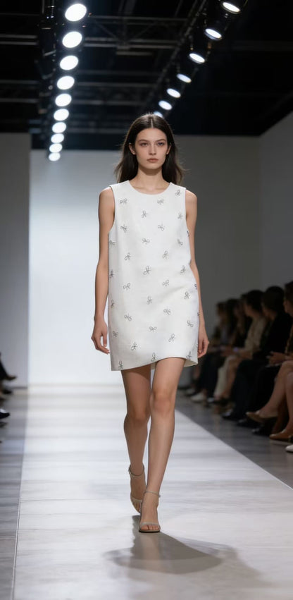The "Atelier Bow" Shift Dress