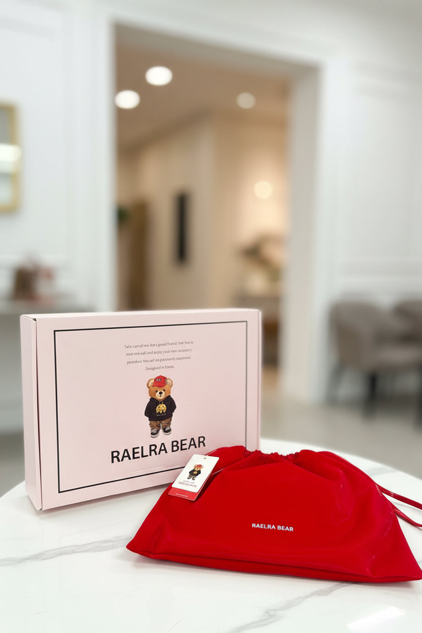 The RAELRA BEAR Patent Cloud Bag - Viral Korean Designer Bag - Comes With BOX!