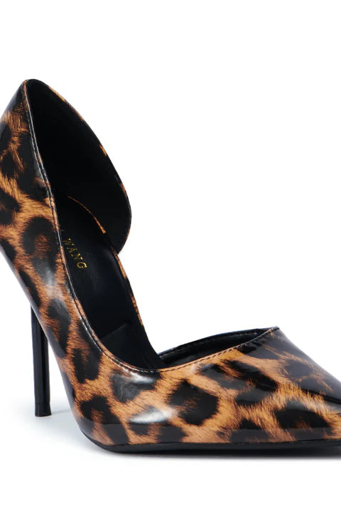 Azalea Wang Mobwife Leopard Pump