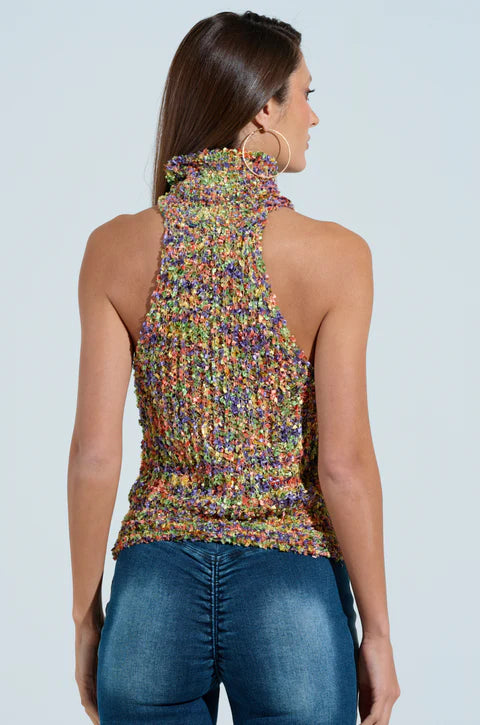 Adore You Mock Neck Tank