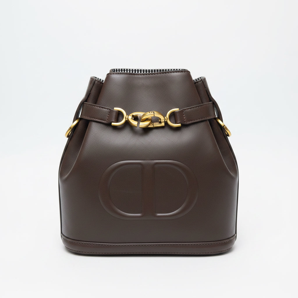 The "Heritage Chain" Bucket Bag