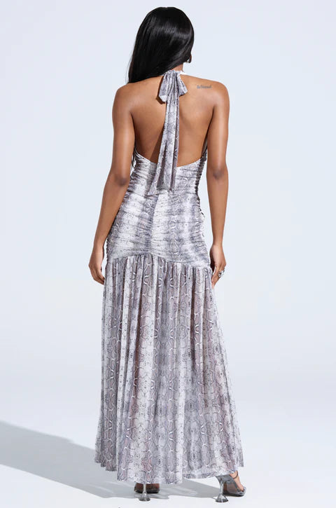 Blair Snakeprint Maxi Dress