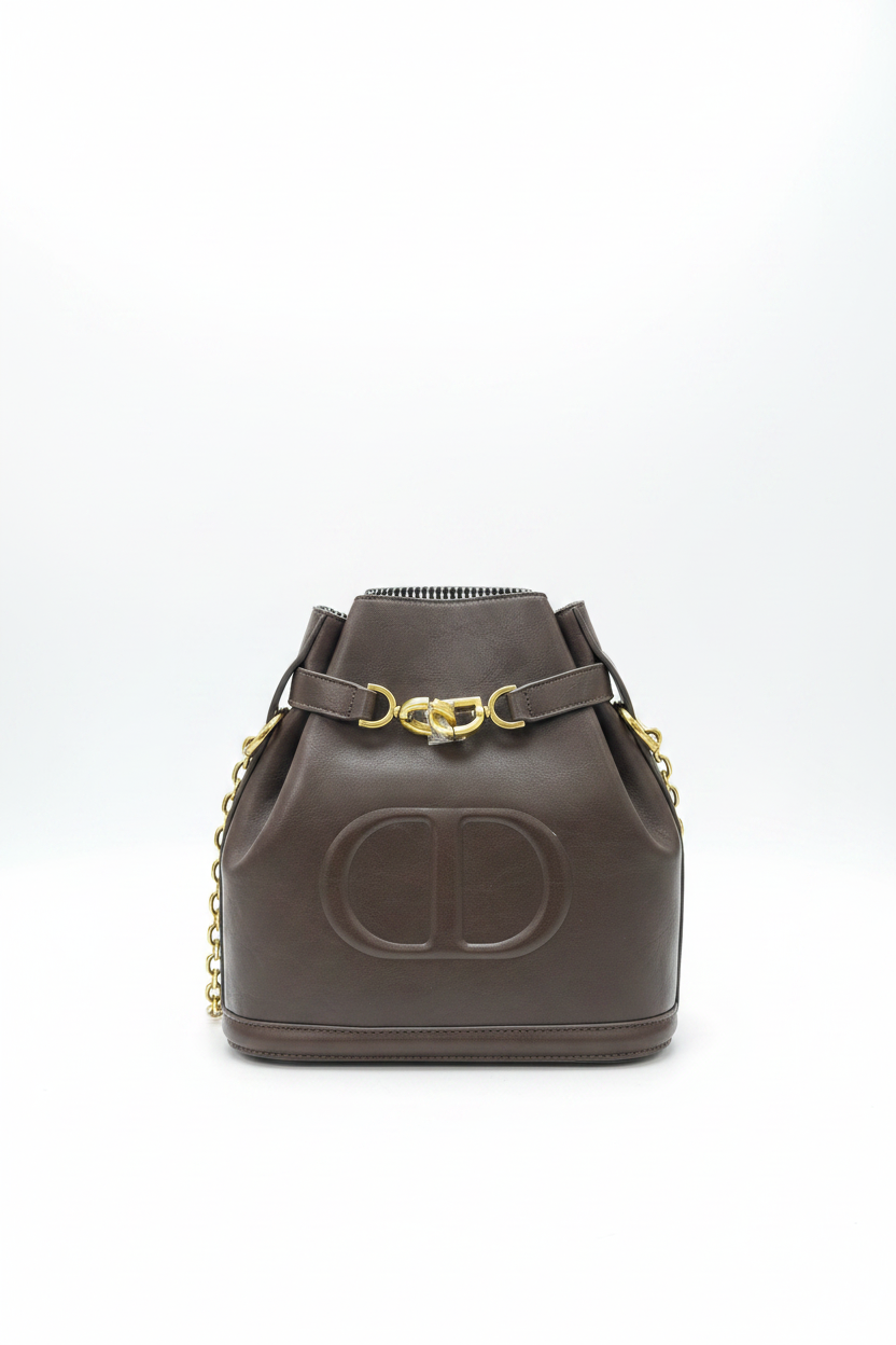 The "Heritage Chain" Bucket Bag
