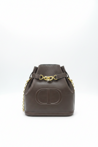 The "Heritage Chain" Bucket Bag