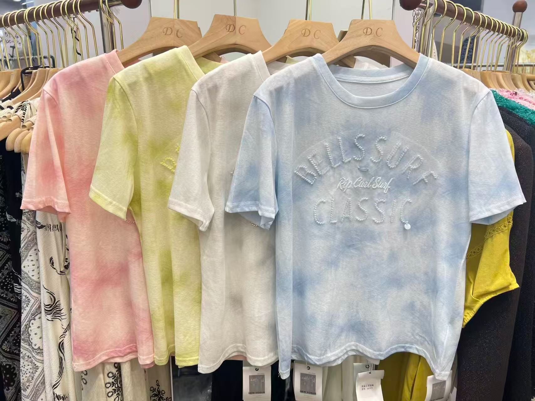 The Sun washed Surf Embroidered Tee