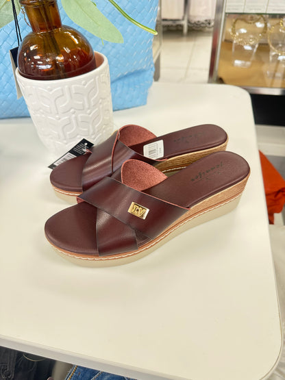 The “Easy Street” Cross-Strap Wedge Slide 👡