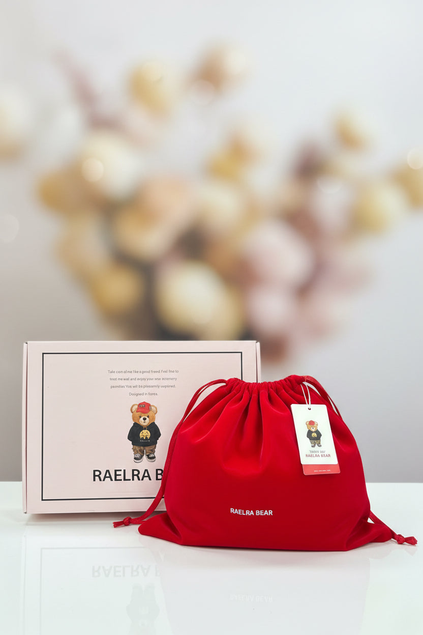 The RAELRA BEAR Patent Cloud Bag - Viral Korean Designer Bag - Comes With BOX!