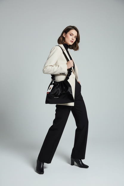 The RAELRA BEAR Patent Cloud Bag - Viral Korean Designer Bag - Comes With BOX!