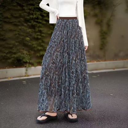The "Heirloom Paisley" Midi Skirt