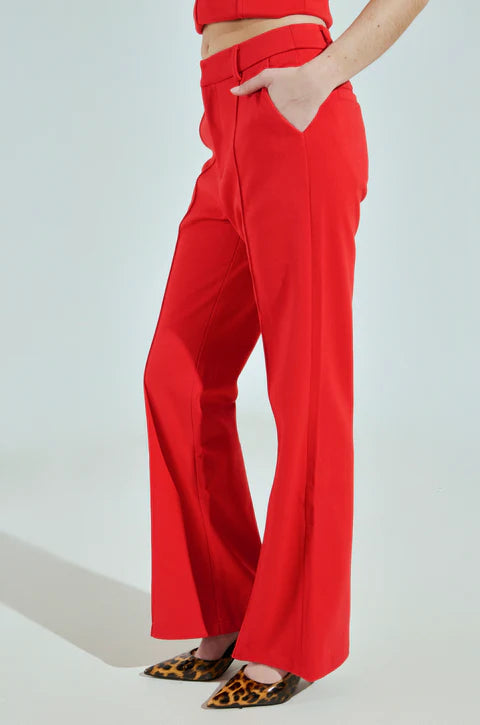 High Fashion Red Pants