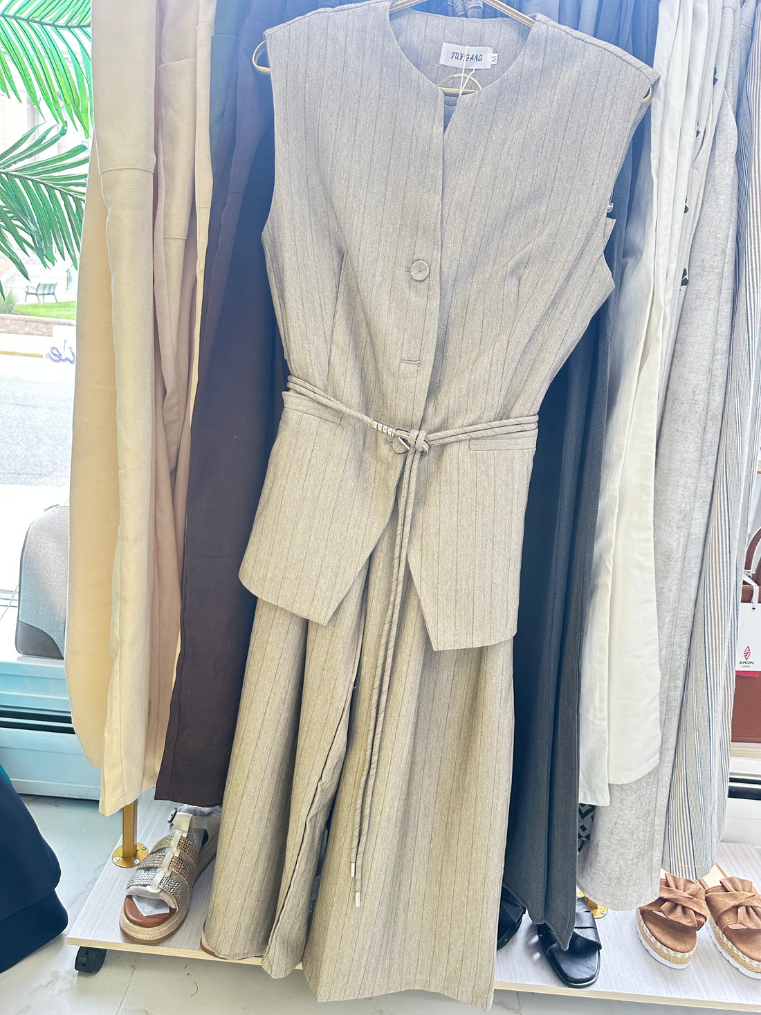 The "Boss Mode" Vest &amp; Wide-Leg Pant Set