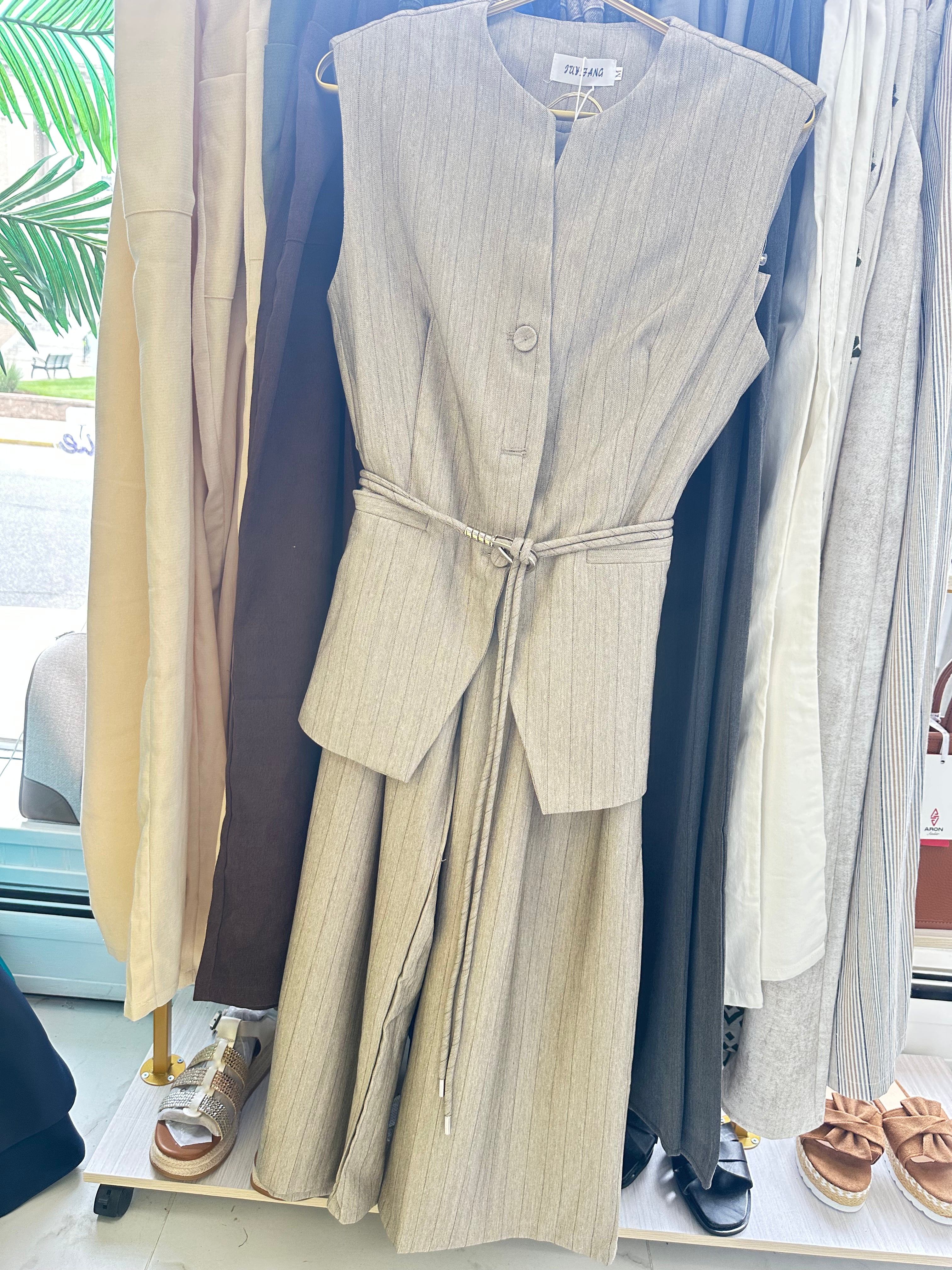 The "Boss Mode" Vest &amp; Wide-Leg Pant Set