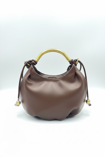 The "Luxe Braid" Metal Handle Hobo