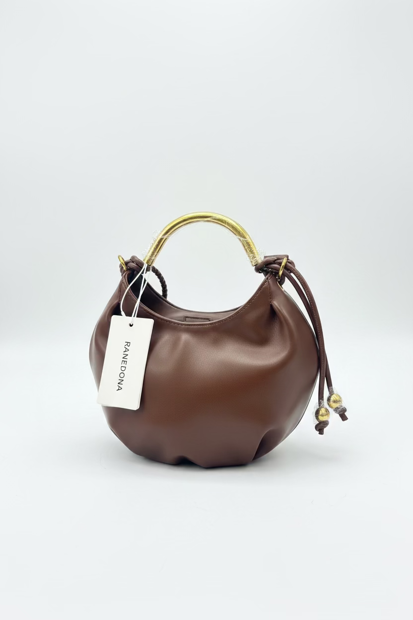 The "Luxe Braid" Metal Handle Hobo