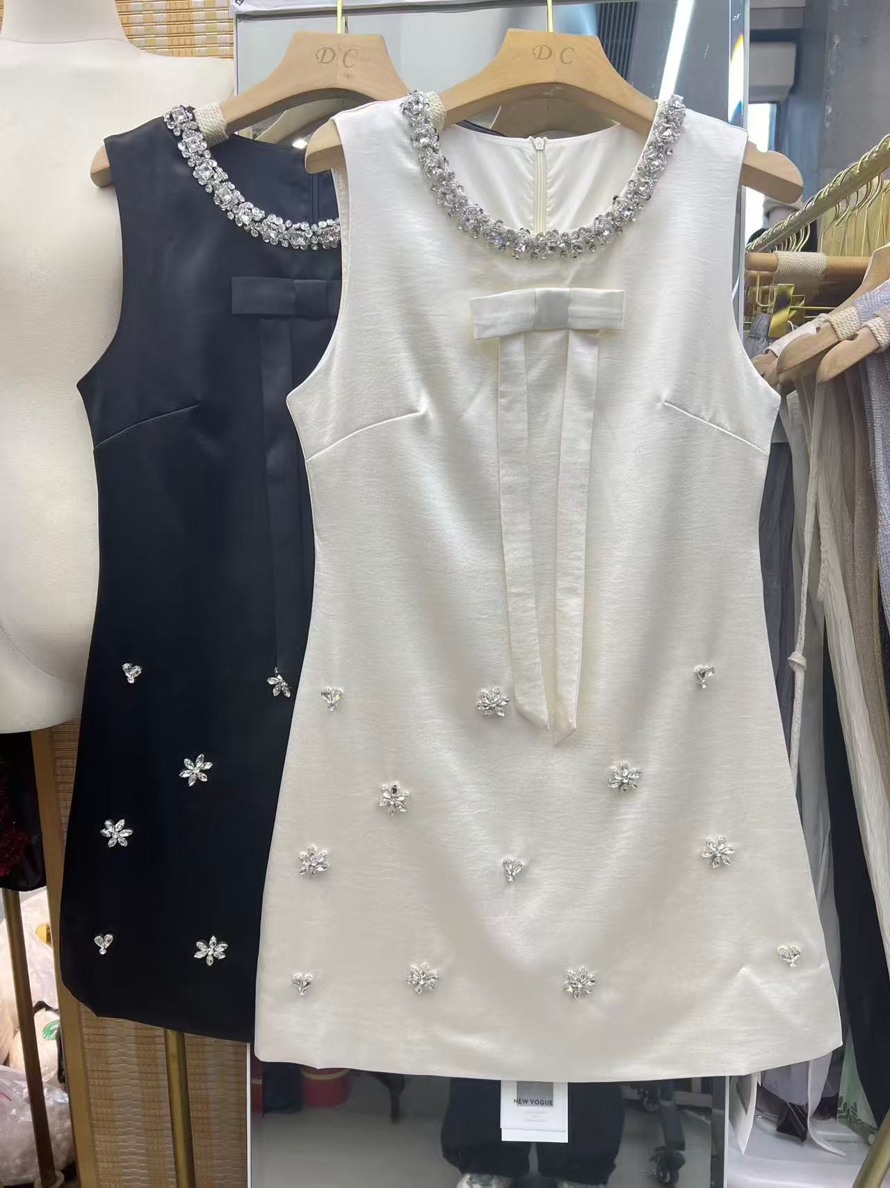 The "Bijou Bow" Mini Dress