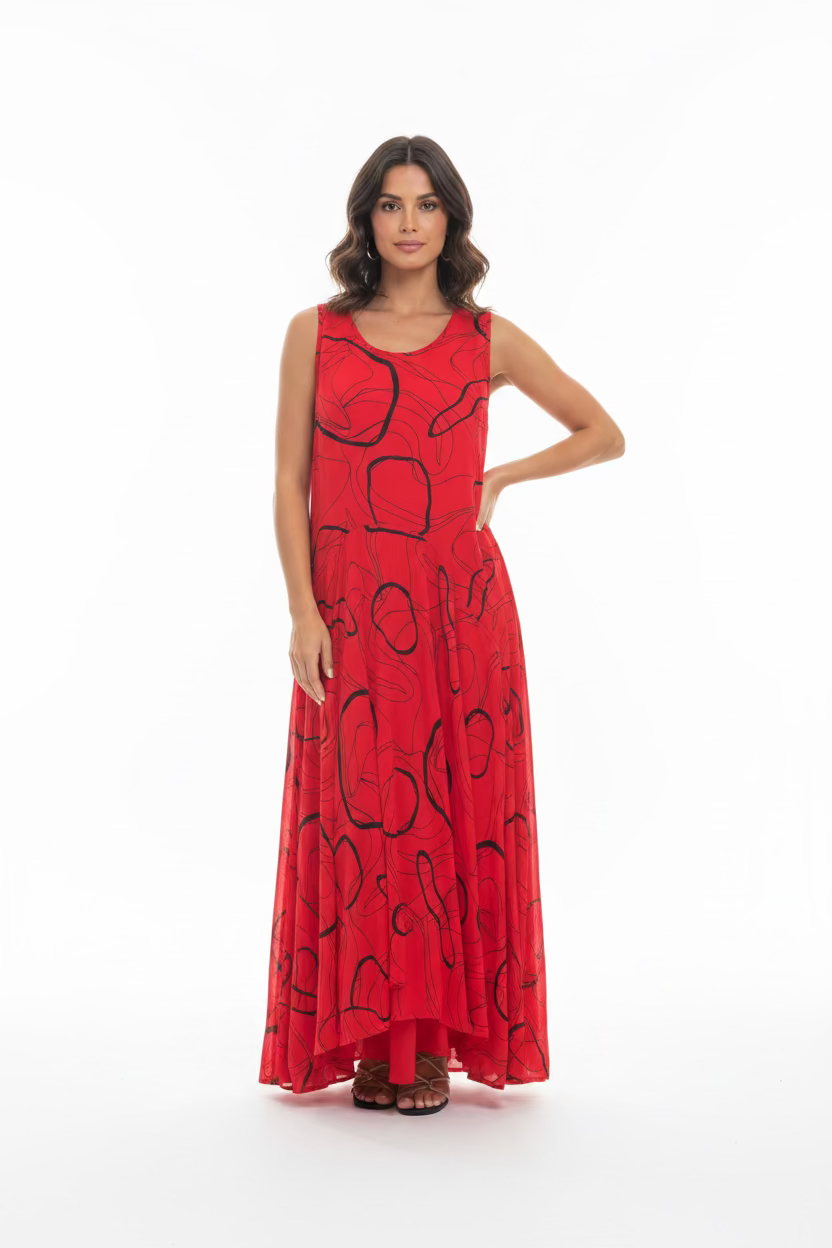 Gauze Maxi Dress