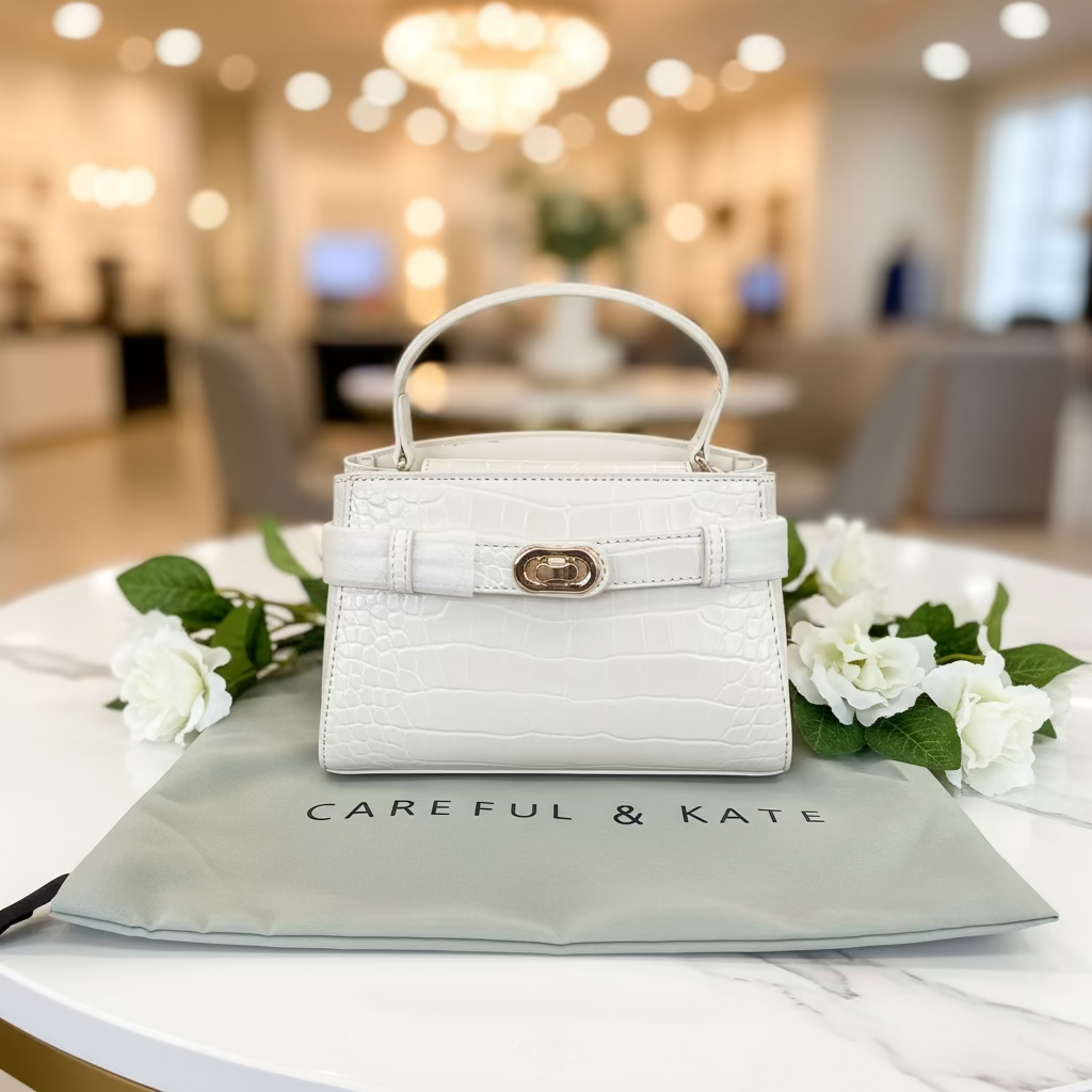 The Careful &amp; Kate Mini Croc Luxe Bag