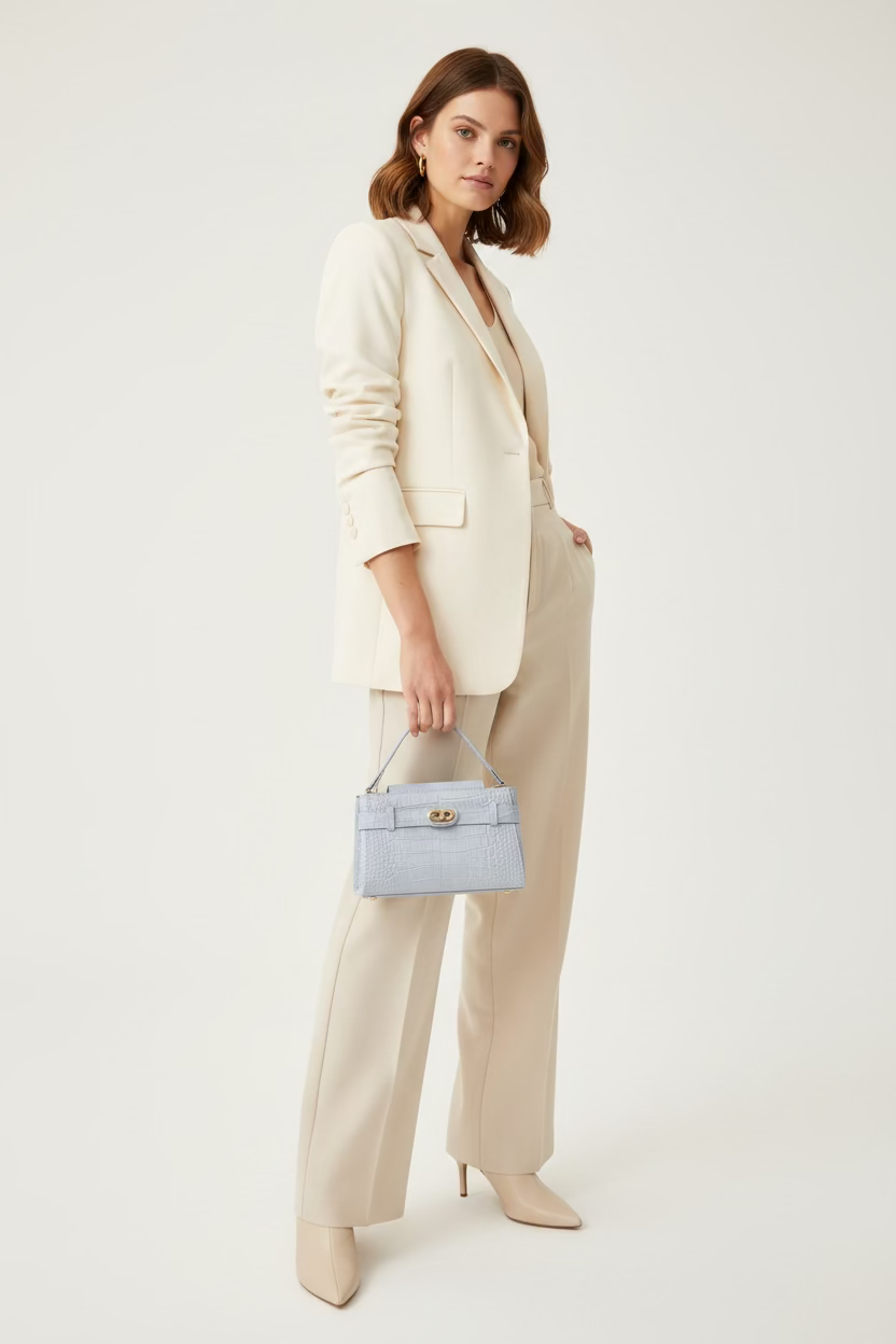 The Careful &amp; Kate Mini Croc Luxe Bag