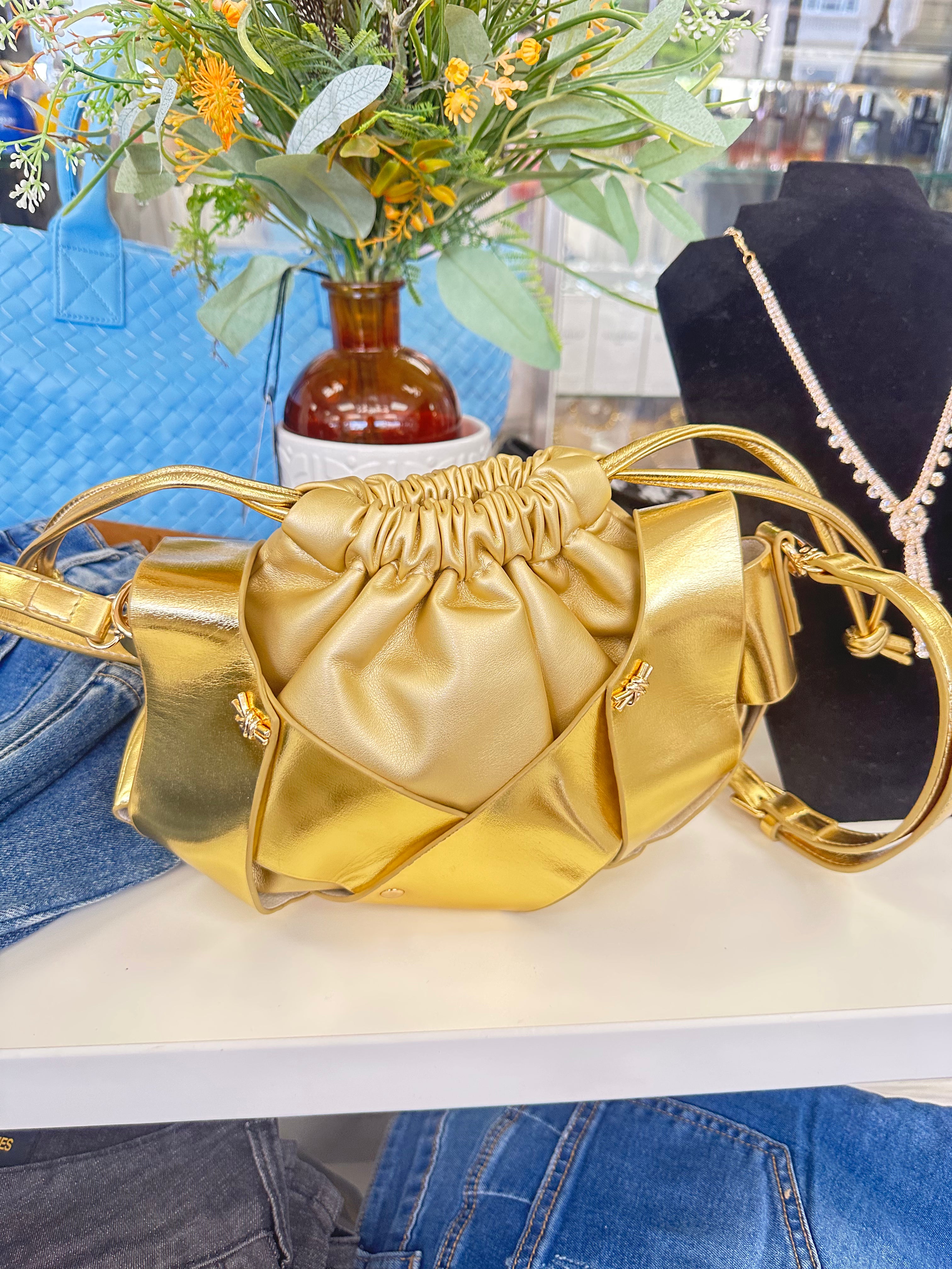 The Luxe Twist Knotted Dumpling Bag - 4 Colors