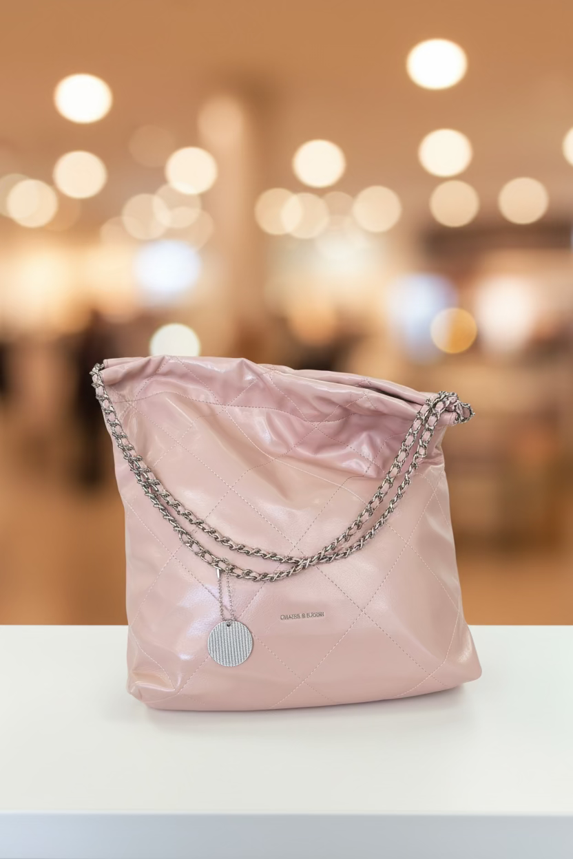 The CLEVER &amp; BEACH Quilted Chain Hobo