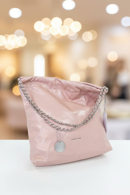 The CLEVER &amp; BEACH Quilted Chain Hobo