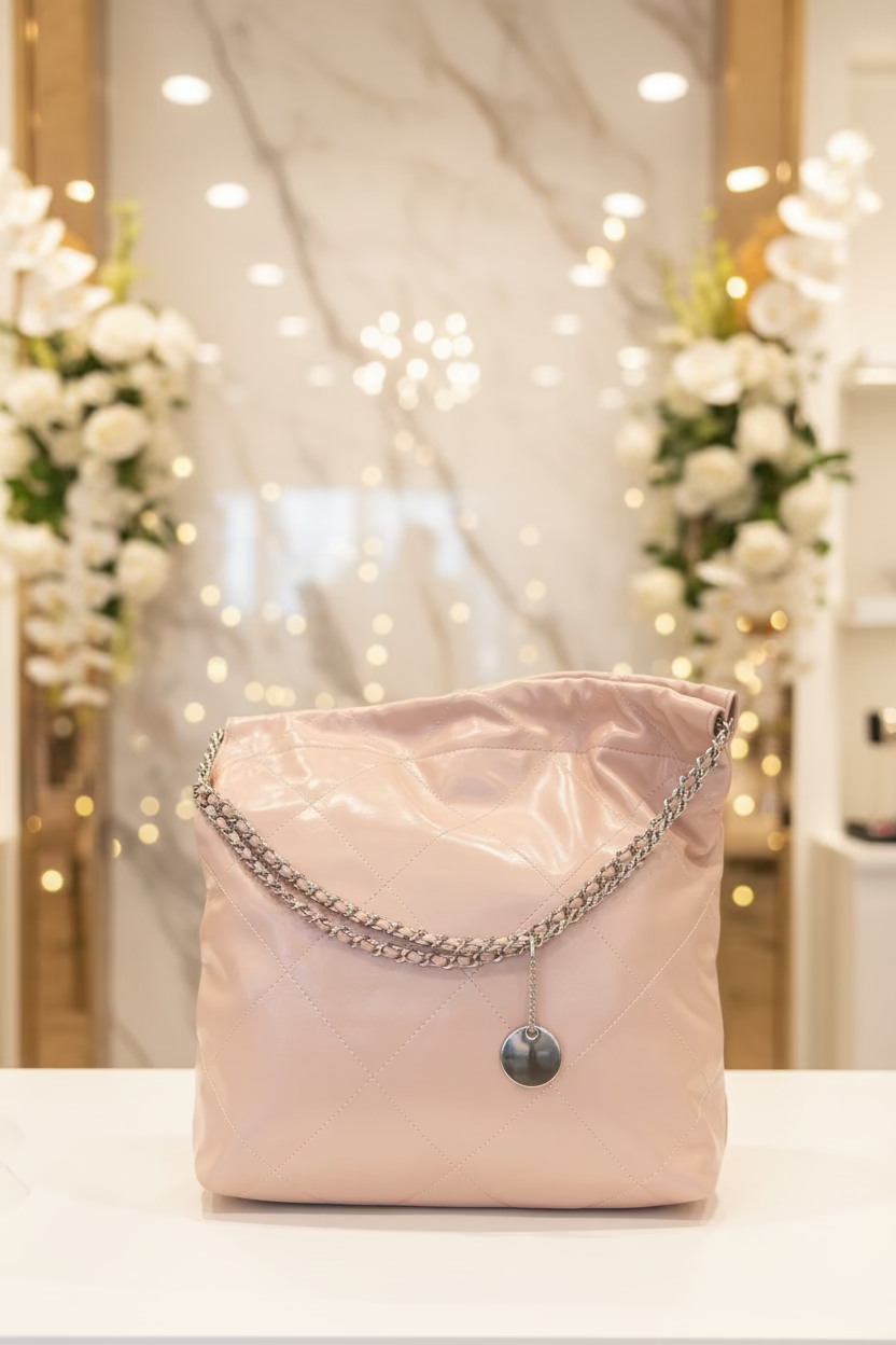 The CLEVER &amp; BEACH Quilted Chain Hobo