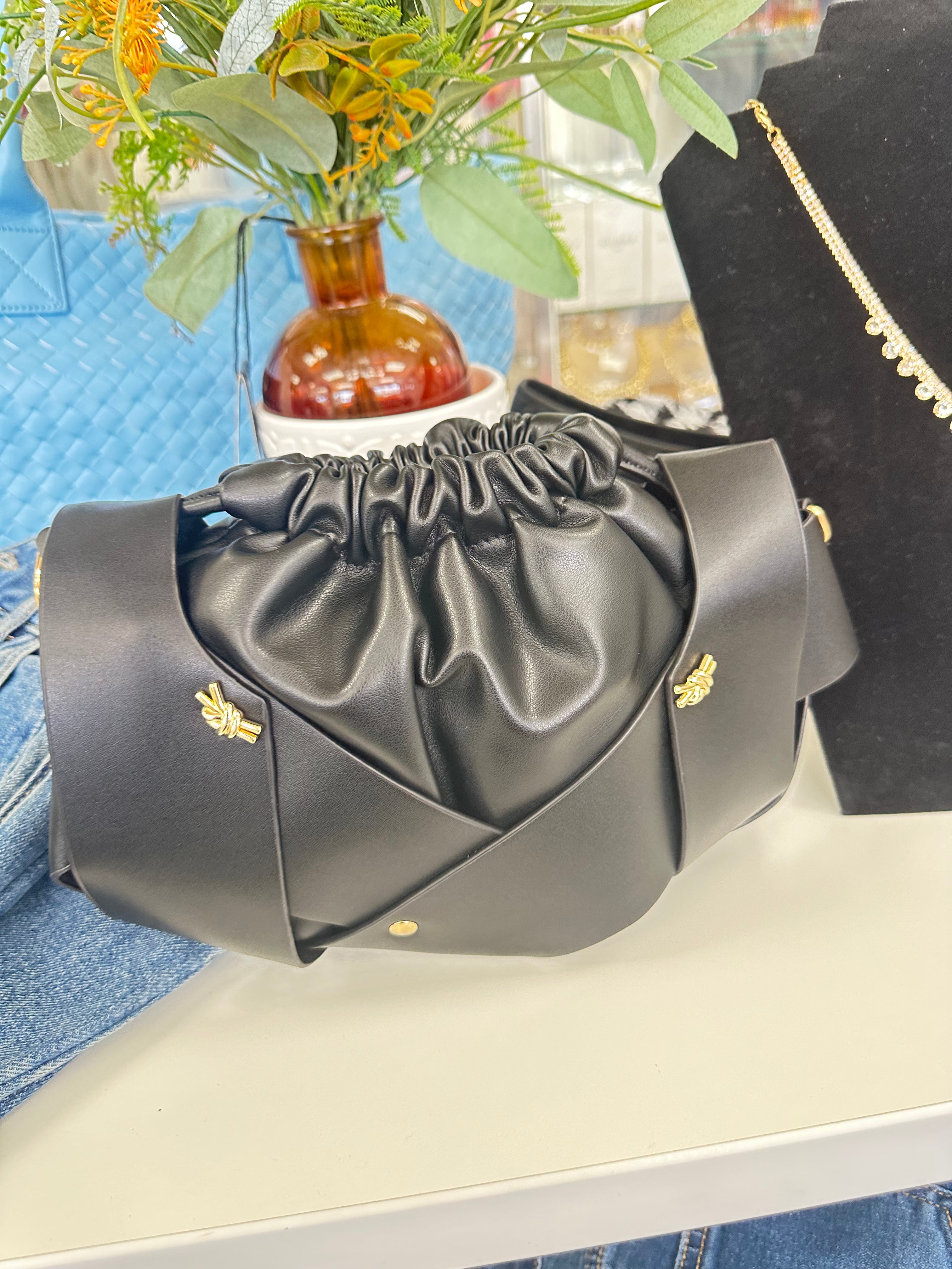 The Luxe Twist Knotted Dumpling Bag - 4 Colors