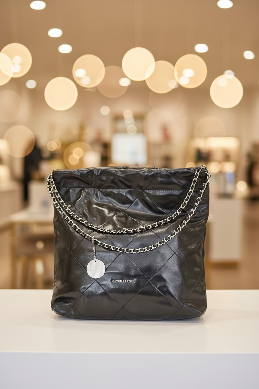 The CLEVER &amp; BEACH Quilted Chain Hobo