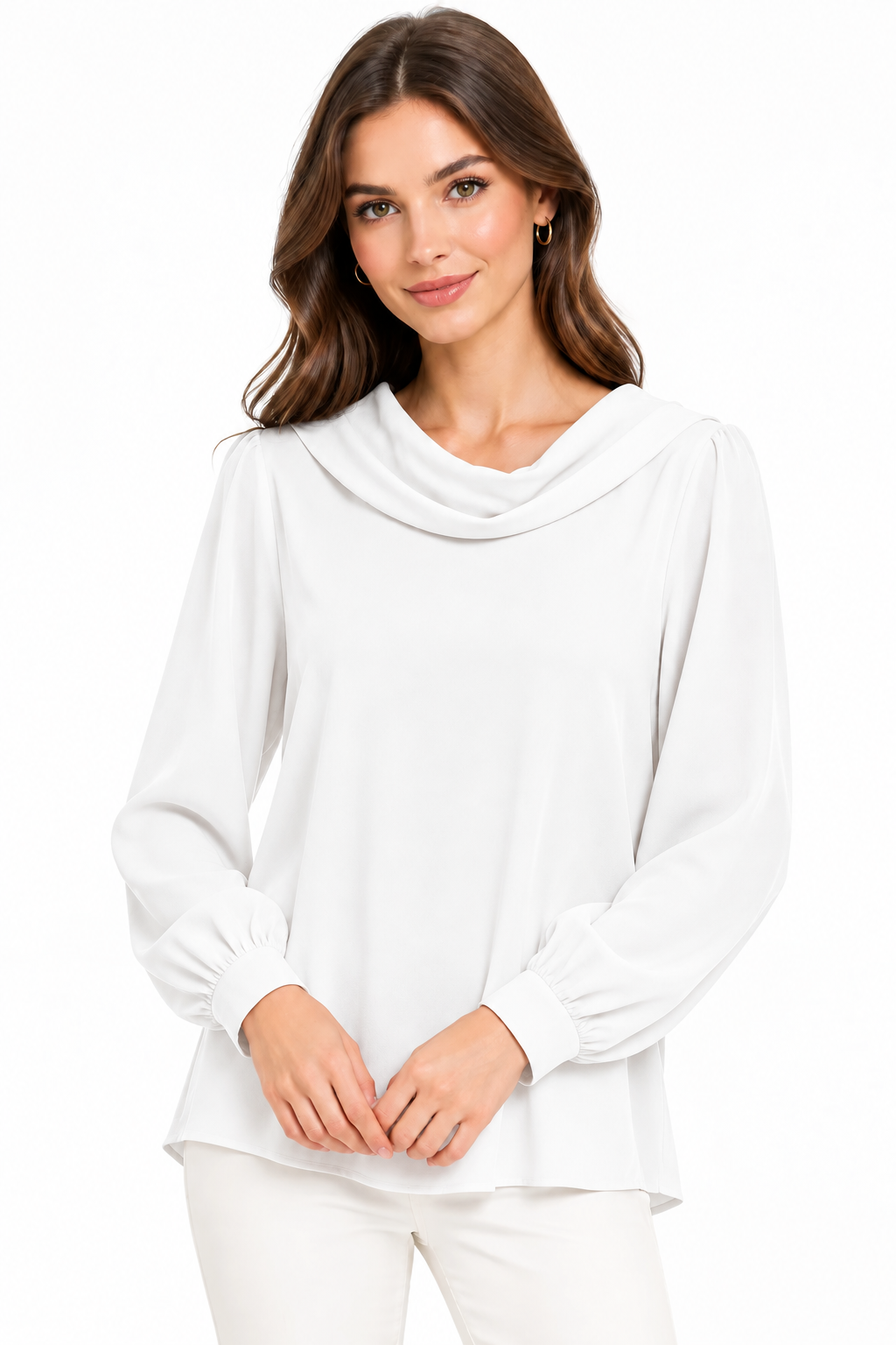 The Old Money Satin Bow Blouse - Quiet Luxury Office Chic
