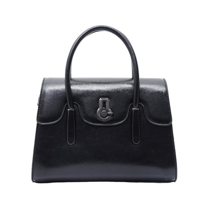 Beautiful Leather Bag front view showing elegant design