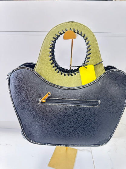 Spring Butterfly Fashion Bag front view showing butterfly design