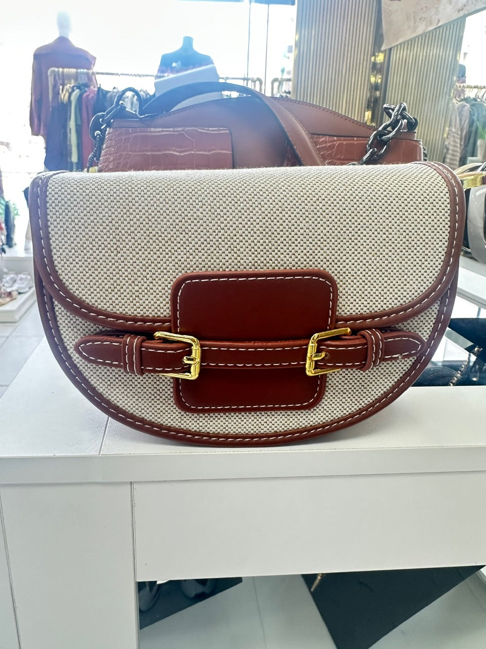 Fashion Clutch front view showing sleek and elegant design