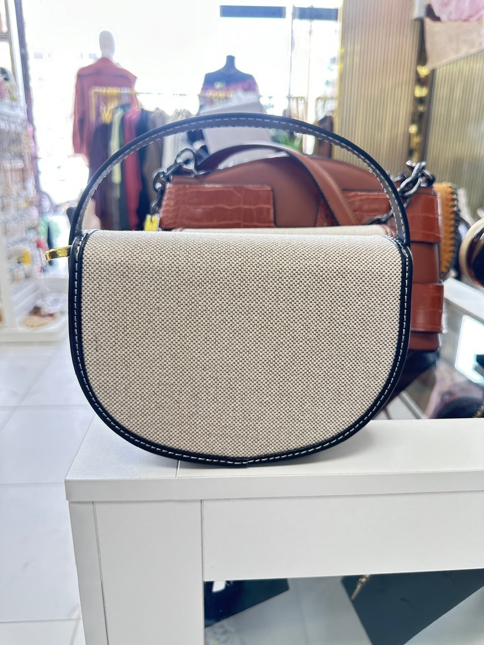 Fashion Clutch front view showing sleek and elegant design